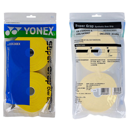 尤尼克斯YONEX手胶/吸汗带 AC102C-30EX（黏性手感，2卷30条装）