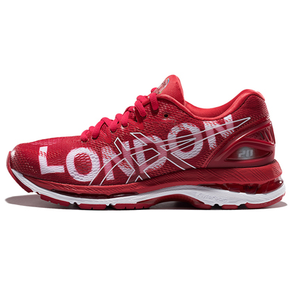 ASICS亚瑟士 GEL-NIMBUS 20 London marathon男款慢跑鞋N20 红色（伦敦马拉松限量版）