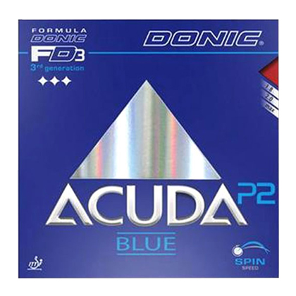 多尼克DONIC Acuda Blue P2 13022 阿酷达 蓝 P2 乒乓反胶套胶