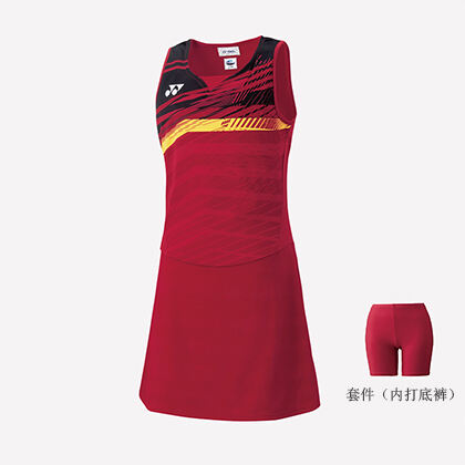 尤尼克斯YONEX 运动连衣裙 20389CR 红色 （奥运会冠军卡罗琳娜·马琳的战衣！）