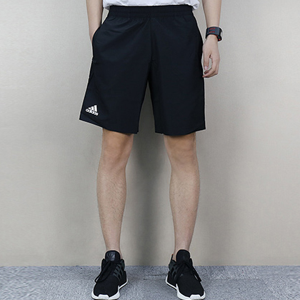 Adidas 阿迪达斯 男款运动短裤 五分裤 CE1434 黑色（速干透气，宽松舒适）
