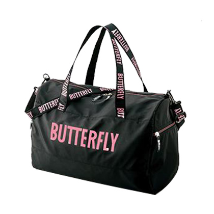 蝴蝶Butterfly 乒乓球包 BTY-201-0216 小旅行包 黑/粉色