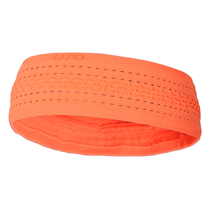 UTO悠途 運動止汗帶 運動發帶 運動頭巾 束發帶 965008 橙色（吸汗速干，超強伸縮）