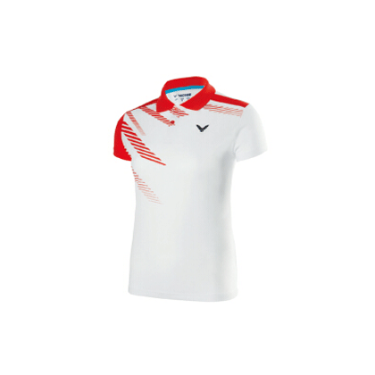 胜利VICTOR羽毛球服 短袖T恤 T-70020D 男款 鲜红 速干透气