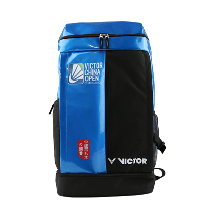 胜利VICTOR 羽毛球包 BRCO100-F 蓝色（威克多中国公开赛纪念双肩包）
