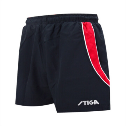 STIGA斯帝卡 乒乓球短裤 黑红色 男女中性款  CA-72141
