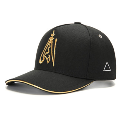 GC岗措棒球帽 喜马拉雅文化原创品牌 山系列 黑布金标 手工制作户外帽子棒球帽！