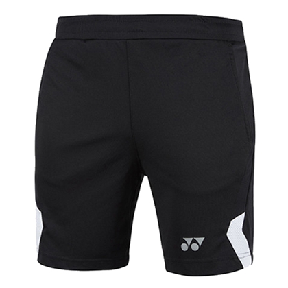 尤尼克斯YONEX 羽毛球短裤 120189BCR-007 黑色团队款基础短裤
