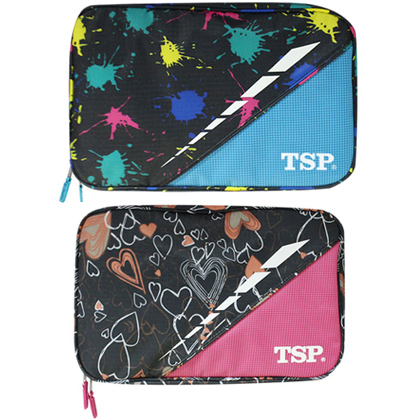 大和TSP 84405乒乓球方拍套 120蓝色 300粉色，内置球拍保护板
