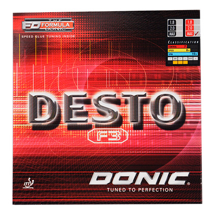 多尼克DONIC F3反胶套胶/德士途F3(DONIC Desto F3) 1003