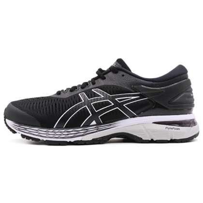 ASICS亚瑟士跑步鞋 KAYANO25（K25）女稳定支撑跑鞋 1012A026-003 黑色/灰色