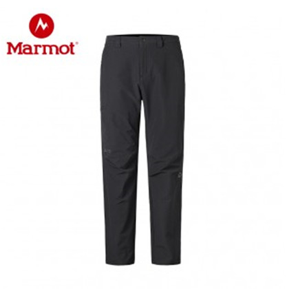 MARMOT土拨鼠 春夏新款M3男式软壳裤(薄款)，M3系列，柔软舒适，轻薄透气，防泼水，弹性好，无束缚！ 曜石黑