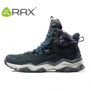 RAX 瑞行男款徒步登山鞋 反绒牛皮 柔韧耐磨，橡胶底，耐磨防滑！炭黑