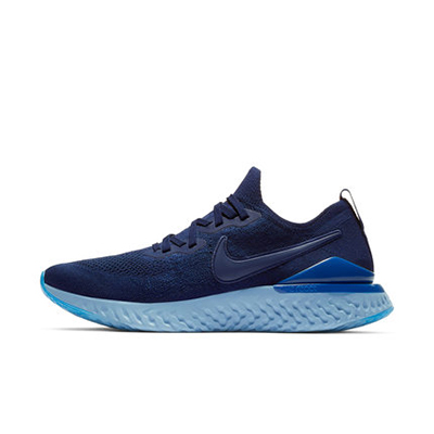 Nike耐克NIKE EPIC REACT FLYKNIT2男子跑步鞋夏季透气BQ8928-400 空间蓝/力量靛青
