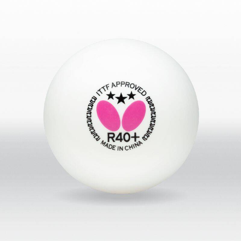 蝴蝶Butterfly R40 蝴蝶三星乒乓球 95820 新材料乒乓球 3只装/盒-乒乓球及配件-优个网