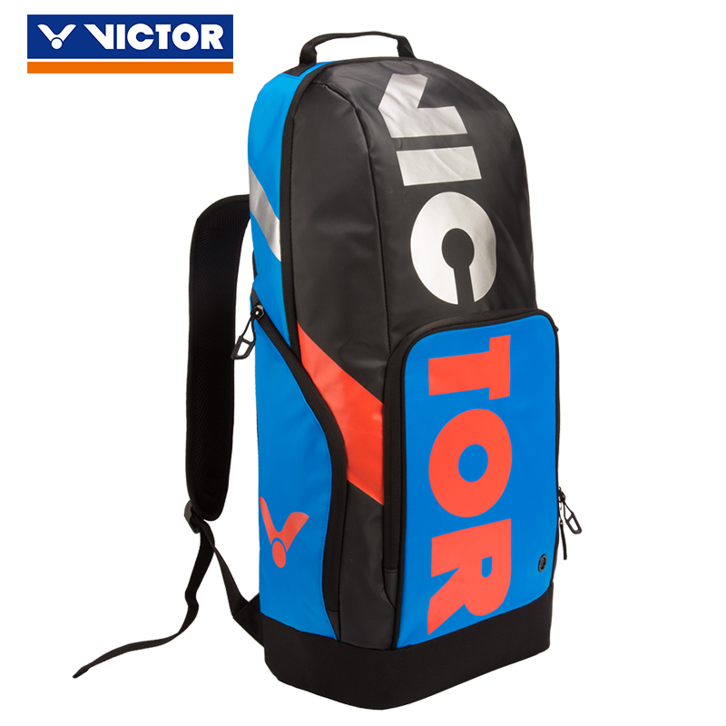 胜利VICTOR羽毛球包 BR8018C长型后背包 双肩黑色（专业之选，帅到爆）