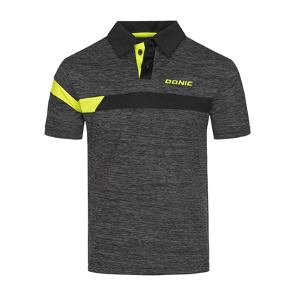 多尼克DONIC 83203灰色 乒乓球短袖半袖比赛服男女款速干T恤运动球服