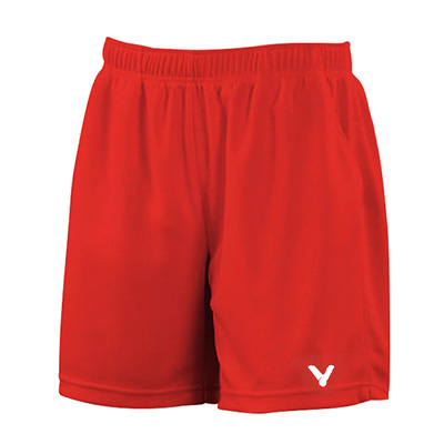 VICTOR胜利R-3096D中性款红色羽毛球短裤