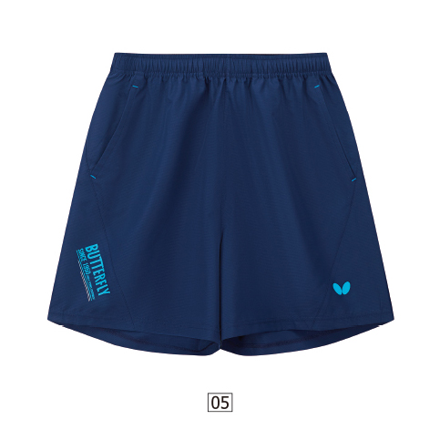 蝴蝶Butterfly BWS-331-05 乒乓球短裤 运动短裤 蓝色