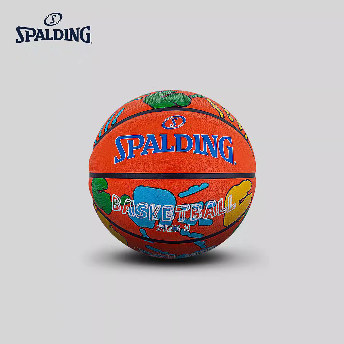 斯伯丁儿童3号橡胶篮球小学生幼儿园玩具皮球训练小篮球65系列