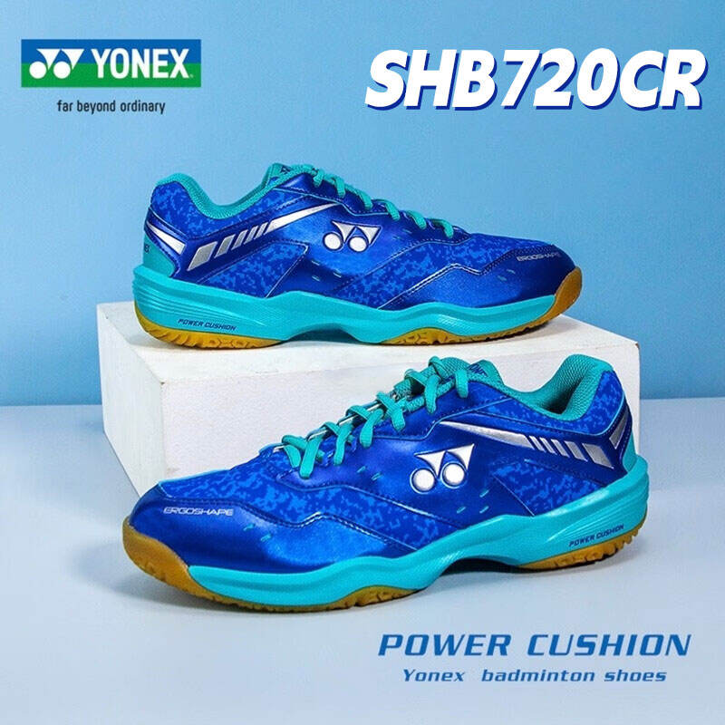 YONEX尤尼克斯羽毛球鞋 男款 比赛训练羽毛球鞋运动鞋 SHB720CR 蓝色