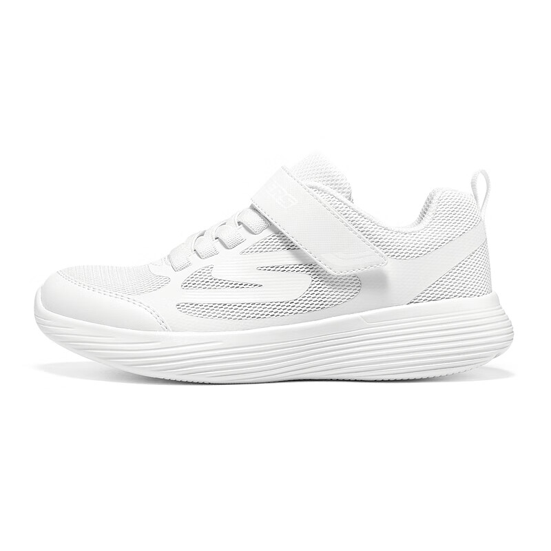 斯凯奇（Skechers）儿童板鞋秋季新款儿童休闲鞋儿童透气运动鞋405253L-WHT白色