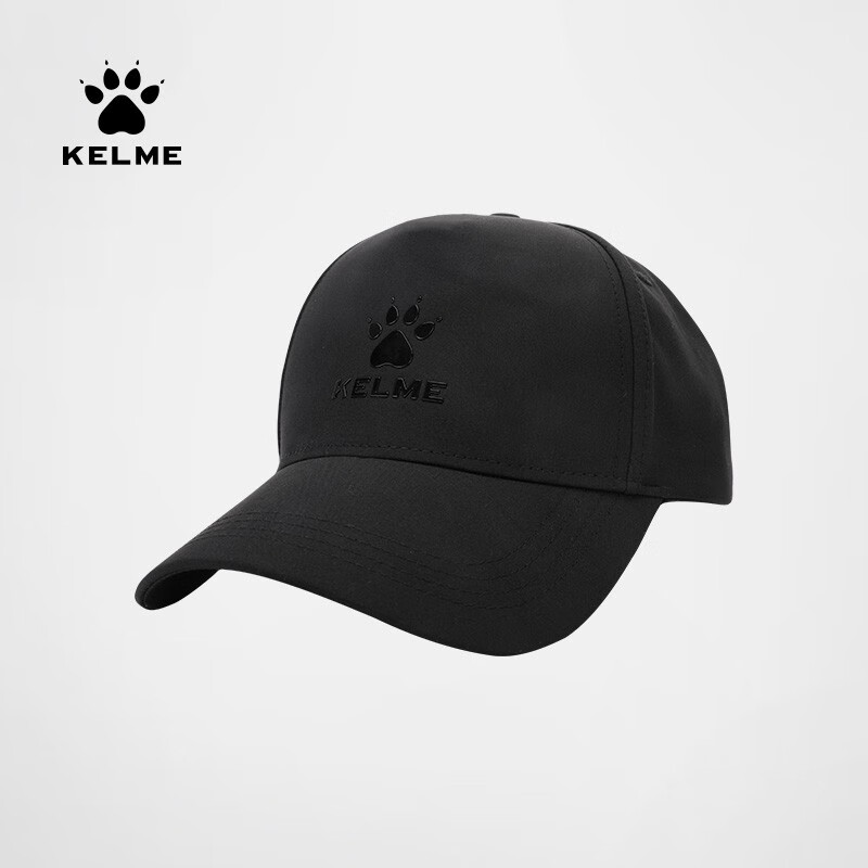卡尔美（KELME）帽子男鸭舌帽夏季新款棒球帽遮阳户外休闲运动帽 8101MZ5001均码