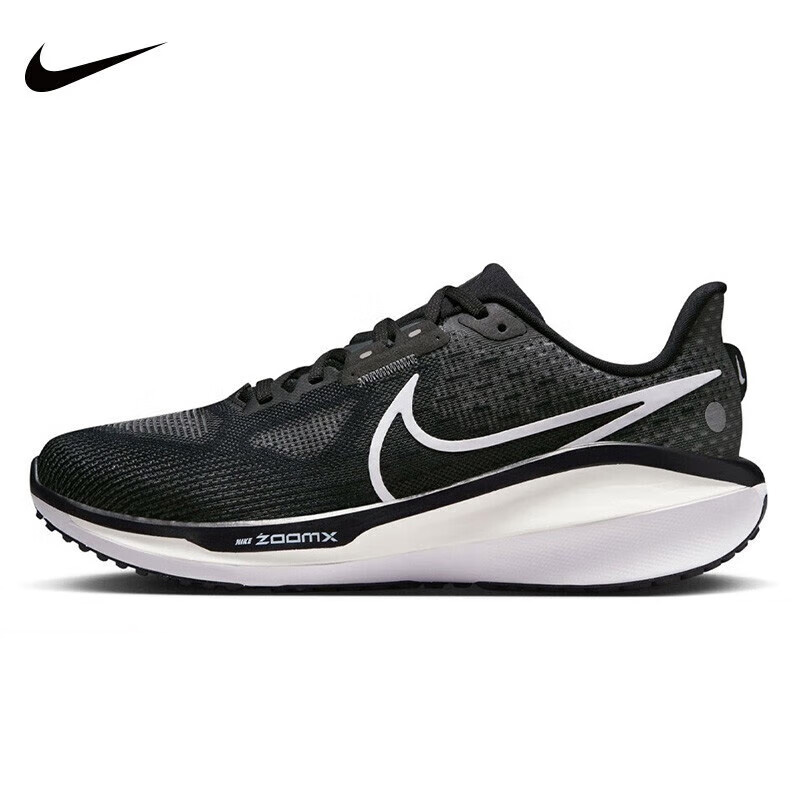 耐克（NIKE）男鞋2024新款AIR ZOOM VOMERO 17缓震动运跑步鞋 FB1309-004黑白