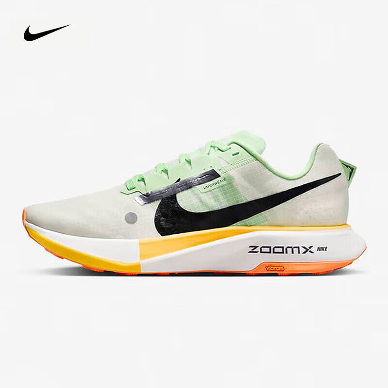 耐克（NIKE）碳板鞋ZOOMX ULTRAFLY TRAIL竞速跑鞋 DX1978-102黑/绿/橙/白