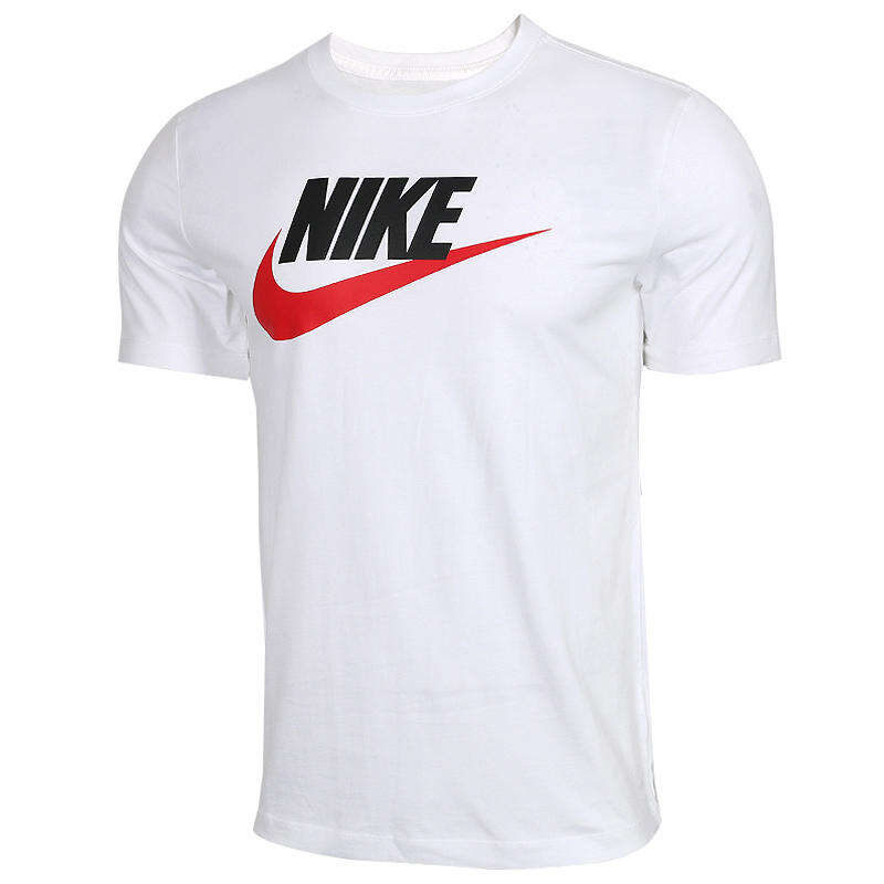 耐克（NIKE）男子T恤 SPORTSWEAR FUTURA跑步运动短袖 AR5005-100白/黑/红