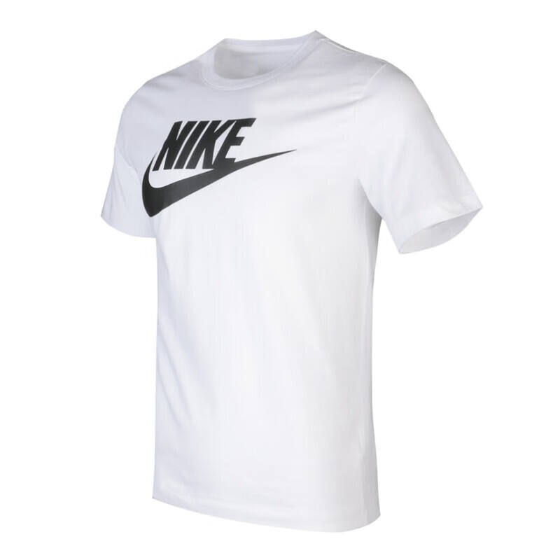 耐克（NIKE）男子T恤 SPORTSWEAR FUTURA跑步运动短袖 AR5005-101白/黑