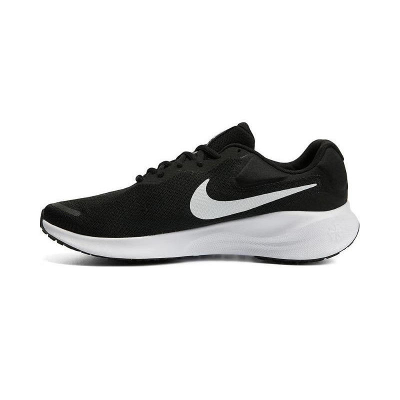 耐克NIKE春夏男子跑步鞋REVOLUTION7宽版运动鞋FB8501-002黑白色