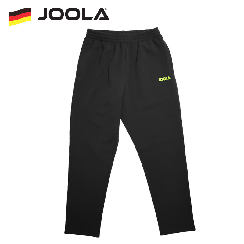 JOOLA优拉 尤拉乒乓球长裤 运动长裤 休闲卫裤 2502B 黑色