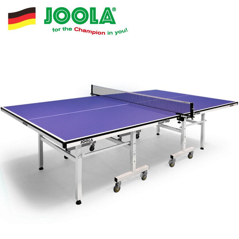 JOOLA优拉 尤拉乒乓球台 家用可折叠标准球台 专业乒乓球桌 带轮带网架 夸特 