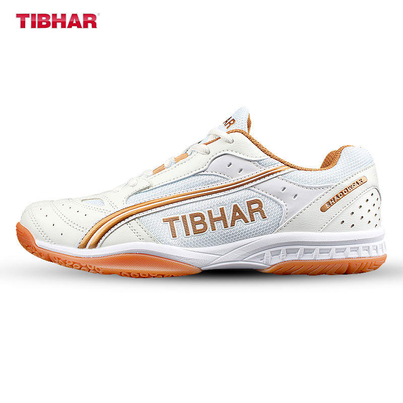 TIBHAR挺拔 乒乓球鞋 专业训练透气乒乓球运动鞋 飞舞 01922 白金色