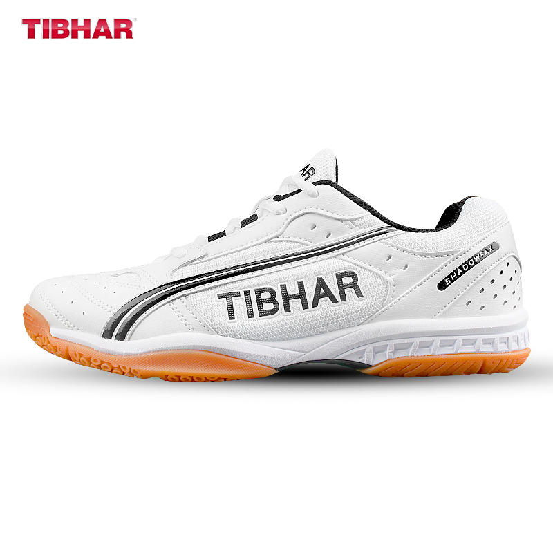 TIBHAR挺拔 乒乓球鞋 专业训练透气乒乓球运动鞋 飞舞 01922 白黑色