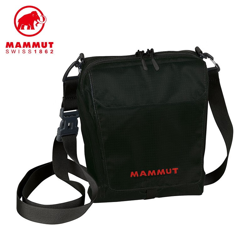 猛犸象（MAMMUT）Tasch单肩包腰包耐磨便携4升 黑色 4L 2810-00120