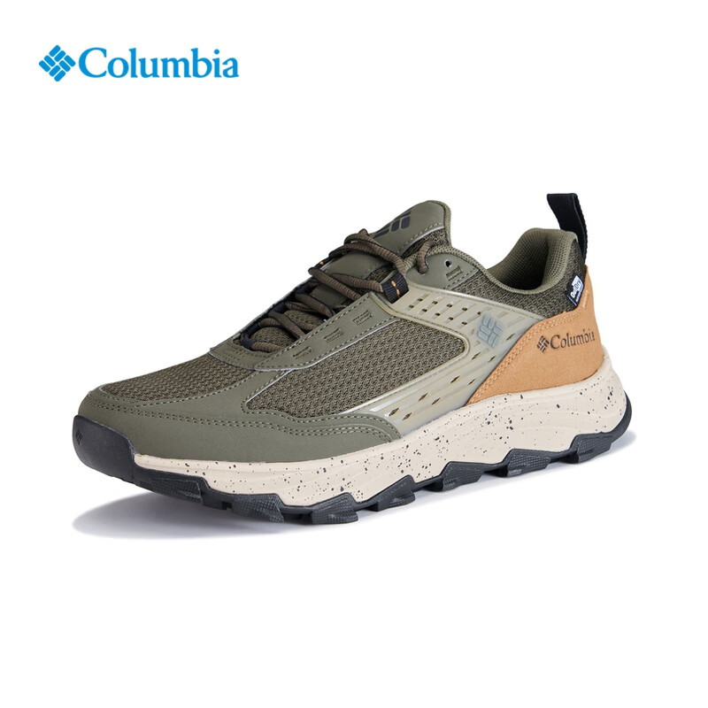Columbia哥伦比亚户外男子轻盈缓震防水运动旅行徒步登山鞋BI0659 326（苔藓绿）