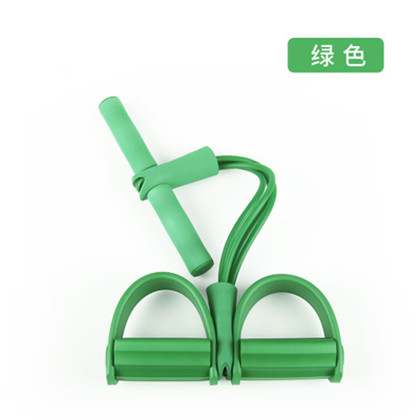 三梵瑜伽拉力器 健身脚蹬器 收腰提臂 锻炼仰卧起坐辅助用品 绿色