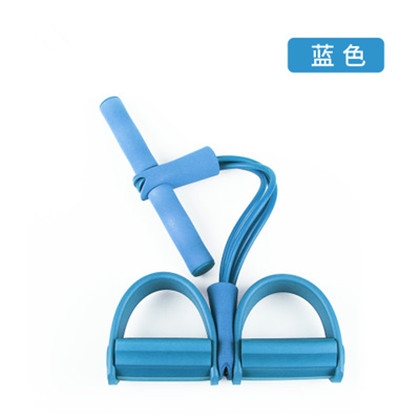 三梵瑜伽拉力器 健身脚蹬器 收腰提臂 锻炼仰卧起坐辅助用品 蓝色