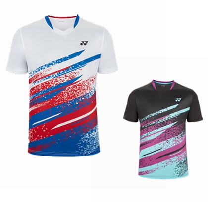 尤尼克斯YONEX 羽毛球服 110200BCR 短袖运动T恤 男款 白色/黑色 双色可选