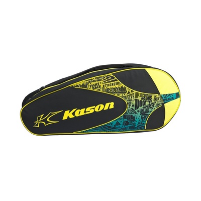 凯胜KASON羽毛球包 FBJM016-2三支装 黄黑色羽毛球包