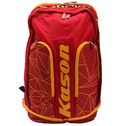 凯胜KASON 羽毛球包 FBSL008-2 红黄 双肩羽毛球包 双肩男女双肩运动 旅行包 休闲包