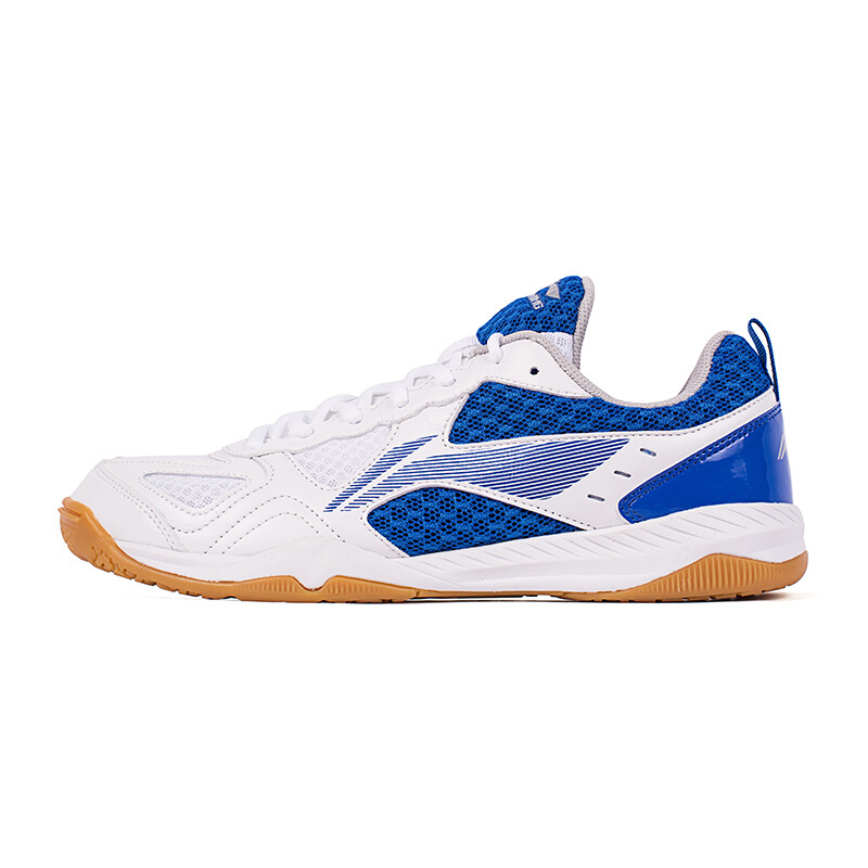 李宁乒乓球鞋 APTP001-1 标准白/晶蓝色 国家队训练款