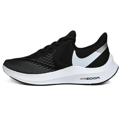 NIKE耐克跑步鞋 ZOOM WINFLO 6 女子运动鞋 AQ8228-003 黑/白/深灰/铂金