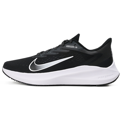 NIKE耐克跑步鞋 ZOOM WINFLO 7 男子运动鞋 CJ0291-005 黑/白色/煤黑