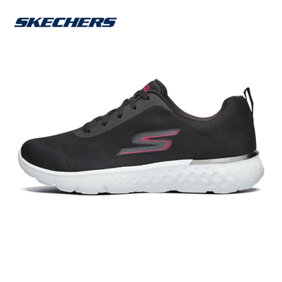 斯凯奇SKECHERS运动鞋 GO RUN 400 女款跑步鞋 667040-BKW 黑色/白色