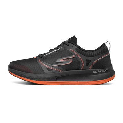 斯凯奇SKECHERS运动鞋 GO RUN PULSE 男款跑步鞋 220013-BKOR 黑色/橘色