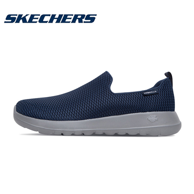 斯凱奇SKECHERS運動鞋 GO WALK MAX 男款健步鞋 54600-NVGY 海軍藍色