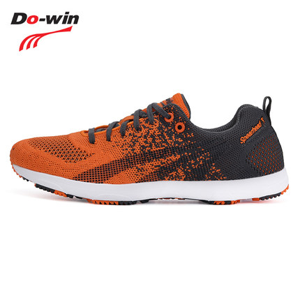 多威Dowin跑步鞋体育专用中考运动鞋男女学生训练鞋体能测试鞋锋芒3代 CT8601D 橙灰色